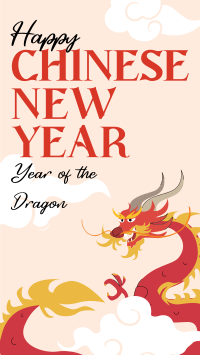 Dragon Chinese New Year Instagram Reel Design