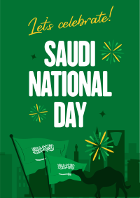 Saudi Day Celebration Poster Image Preview