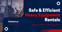 Corporate Heavy Equipment Rentals Facebook ad Image Preview