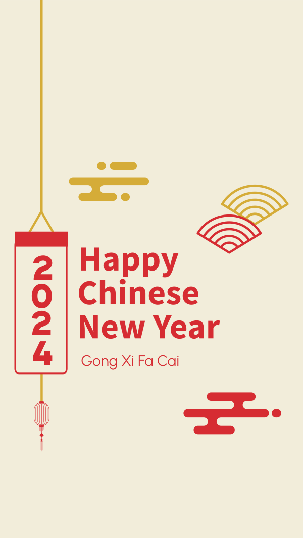 Chinese New Year Elements Instagram Story Design Image Preview