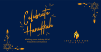 Hanukkah Holiday Facebook ad Image Preview