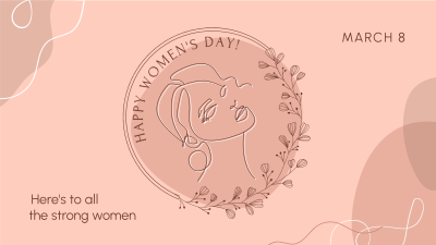 Beautiful Woman Facebook event cover Image Preview