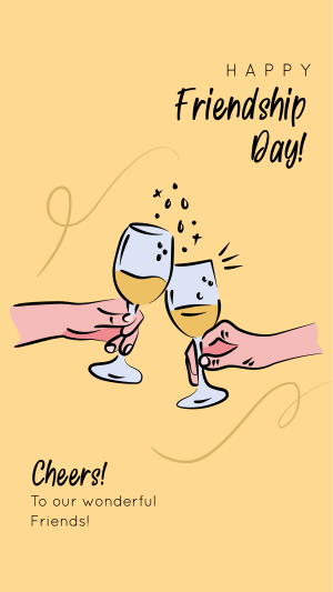 Friendship Day Cheers Facebook story