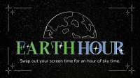 Earth Hour Sky Facebook event cover Image Preview