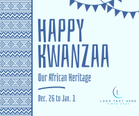 Tribal Kwanzaa Heritage Facebook post Image Preview