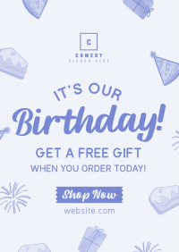 Business Birthday Promo Poster Image Preview