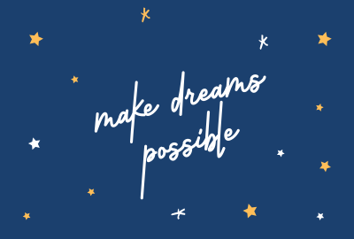 Make Dreams Possible Pinterest board cover Image Preview
