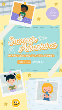 Summer Education Bulletin Instagram Reel Design