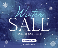 Winter Season Sale Facebook Post Design