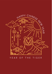 Year of the Tiger Flyer Image Preview