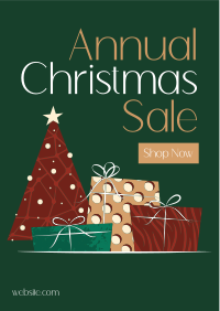 Annual Christmas Sale Flyer Design