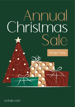 Annual Christmas Sale Flyer Image Preview