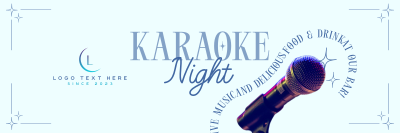 Karaoke Bar Twitter header (cover) Image Preview