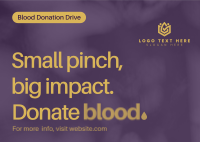 Blood Donation Drive Invoice | BrandCrowd Invoice Maker