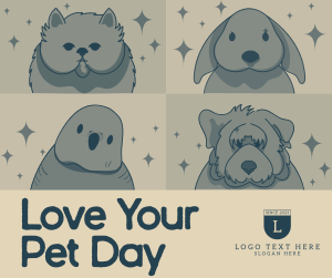 Modern Love Your Pet Day Facebook post Image Preview