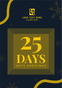 Christmas Box Countdown Flyer Design