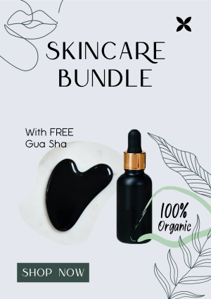 Organic Skincare Bundle Flyer