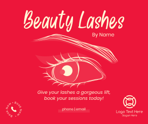 Beauty Lashes Facebook post Image Preview