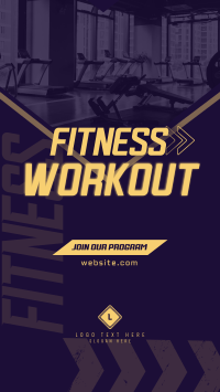 Fitness Workout Instagram Story Design