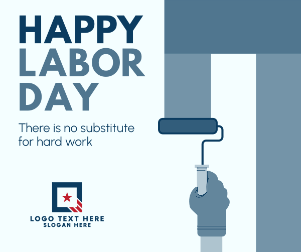 Labor Day Paint Facebook Post Design Image Preview
