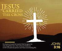 Jesus Cross Facebook Post Design