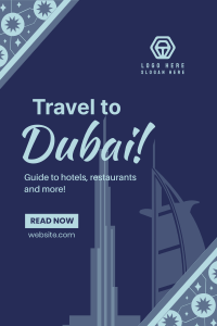 Dubai Travel Booking Pinterest Pin Image Preview