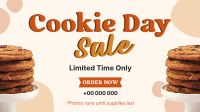 Cookie Day Sale Facebook Event Cover Design