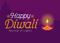 Diwali Celebration Postcard Image Preview