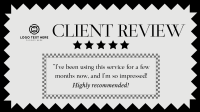 Elegant Feedback Testimonial Animation Preview