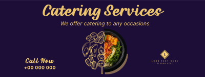 Food Catering Services Facebook cover Image Preview