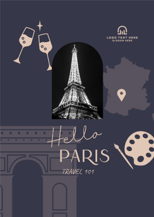 Paris Holiday Travel  Flyer Image Preview