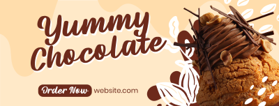 Chocolate Cupcake Facebook cover Image Preview