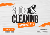 Shoe Cleaning Services Postcard Image Preview