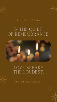 Love Speaks The Loudest Facebook Story Design