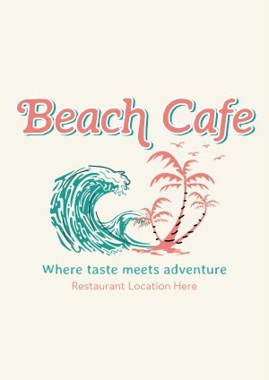 Surfside Coffee Bar Flyer Image Preview