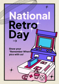 Unique Retro Day  Flyer Image Preview