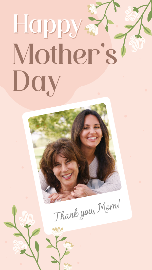 Mother's Day Greeting Instagram Story Design