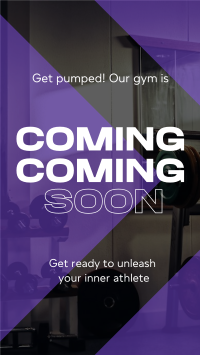 Fitness Gym Opening Soon Instagram Story Design