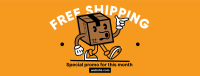 Shipped By Cartoon Facebook Cover Image Preview