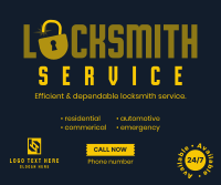 24/7 Locksmith  Facebook post Image Preview