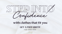 Tailored Fit Clothes Facebook Event Cover Design