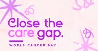 Swirls and Dots World Cancer Day Facebook ad Image Preview