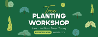 Tree Planting Workshop Facebook Cover Design