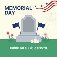 Memorial Day Tombstone Linkedin Post Image Preview