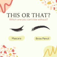 Beauty Products Poll Instagram Post Design