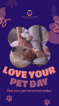 Pet Loving Day Facebook Story Design