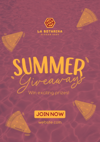 Refreshing Summer Giveaways Flyer Image Preview