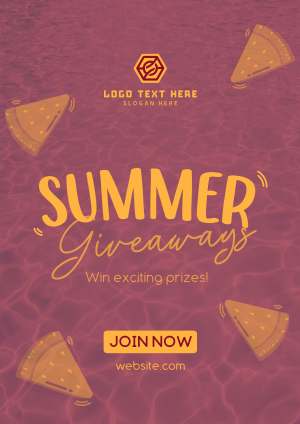 Refreshing Summer Giveaways Flyer Image Preview