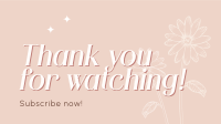 Blooming Floral YouTube video Image Preview