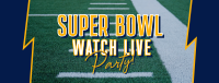 Super Bowl Live Facebook Cover Design